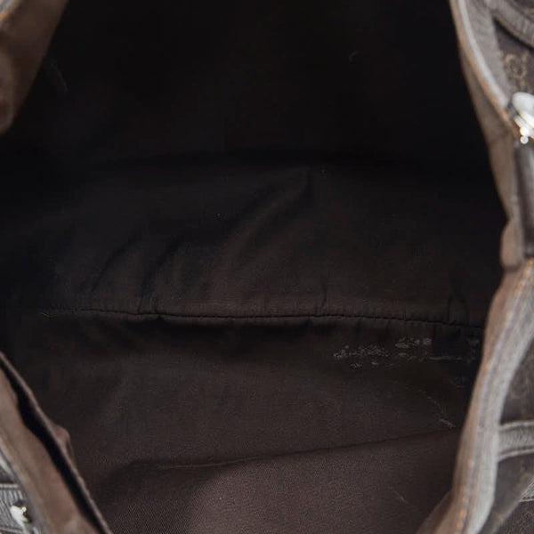 グッチ GGキャンバス ハンドバッグ ショルダーバッグ 2WAY 268641 ブラウン キャンバス レザー レディース GUCCI 【中古】