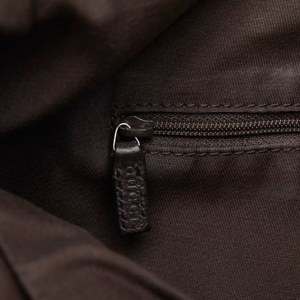 グッチ GGキャンバス ハンドバッグ ショルダーバッグ 2WAY 268641 ブラウン キャンバス レザー レディース GUCCI 【中古】