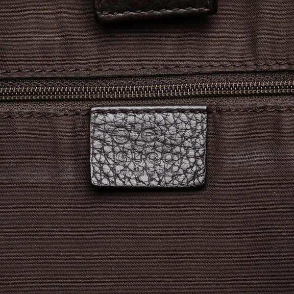 グッチ GGキャンバス ハンドバッグ ショルダーバッグ 2WAY 268641 ブラウン キャンバス レザー レディース GUCCI 【中古】