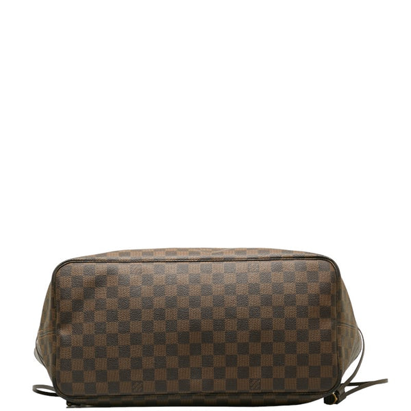 ルイ ヴィトン ダミエ ネヴァーフルGM トートバッグ N51106 エベヌ ブラウン PVC レザー レディース LOUIS VUITTON 【中古】