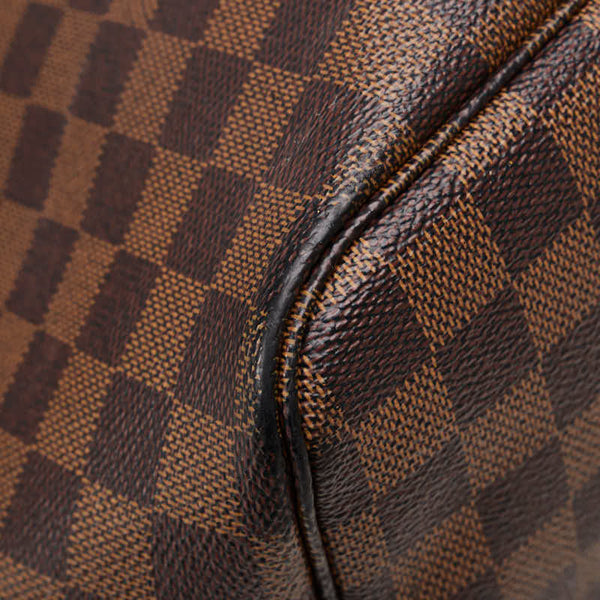 ルイ ヴィトン ダミエ ネヴァーフルGM トートバッグ N41357 ブラウン PVC レザー レディース LOUIS VUITTON 【中古】