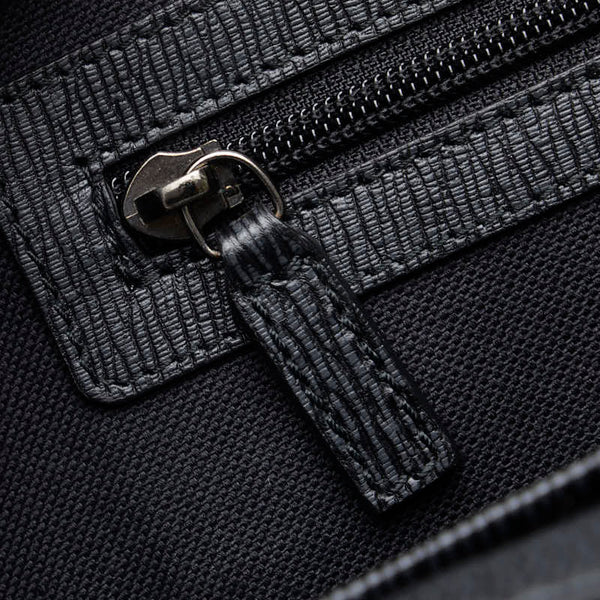 サルヴァトーレフェラガモ 斜め掛け ビジネスバッグ ショルダーバッグ FZ-24 0190 ブラック レザー メンズ Salvatore Ferragamo 【中古】