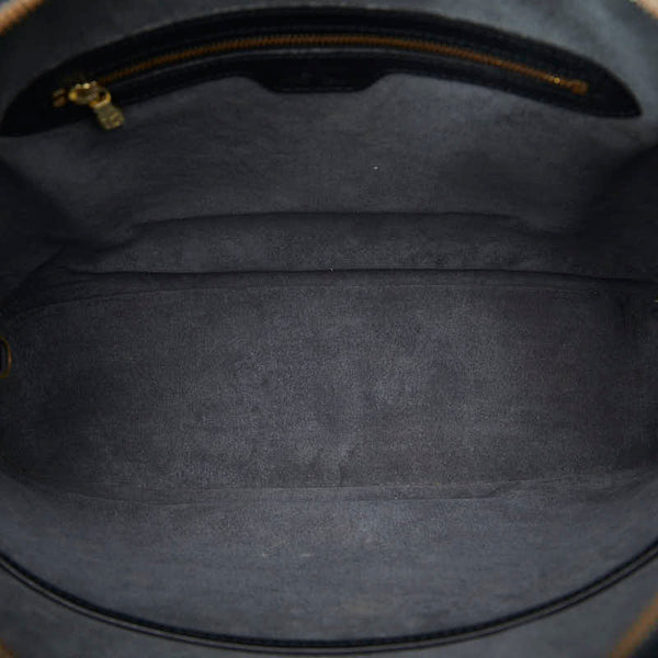 ルイ ヴィトン エピ リュサック トートバッグ ショルダーバッグ  M52282 ノワール ブラック レザー レディース LOUIS VUITTON 【中古】