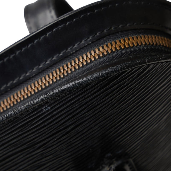 ルイ ヴィトン エピ リュサック トートバッグ ショルダーバッグ  M52282 ノワール ブラック レザー レディース LOUIS VUITTON 【中古】