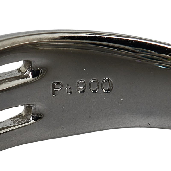 Pt900 プラチナ アレキサンドライト0.62ct ダイヤ0.34ct リング 指輪 レディース 12号 【中古】