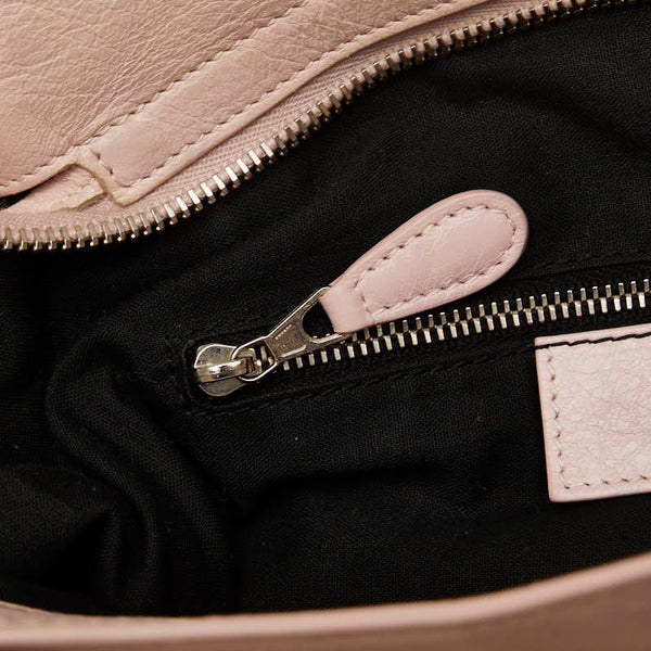 バレンシアガ ジャイアントタウン ハンドバッグ ショルダーバッグ 2WAY 285434 ピンク レザー レディース BALENCIAGA 【中古】