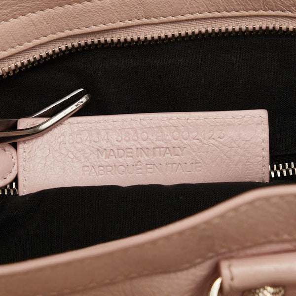 バレンシアガ ジャイアントタウン ハンドバッグ ショルダーバッグ 2WAY 285434 ピンク レザー レディース BALENCIAGA 【中古】