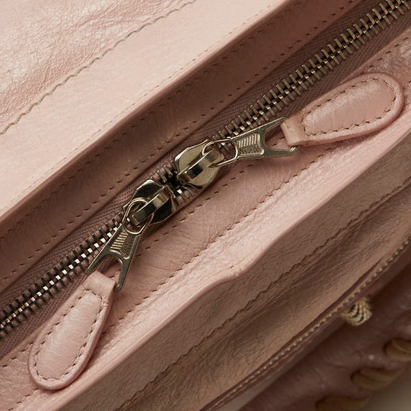 バレンシアガ ジャイアントタウン ハンドバッグ ショルダーバッグ 2WAY 285434 ピンク レザー レディース BALENCIAGA 【中古】