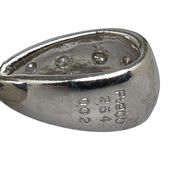 Pt900 プラチナ クンツァイト2.54ct ダイヤ0.02ct ペンダントトップ レディース 【中古】