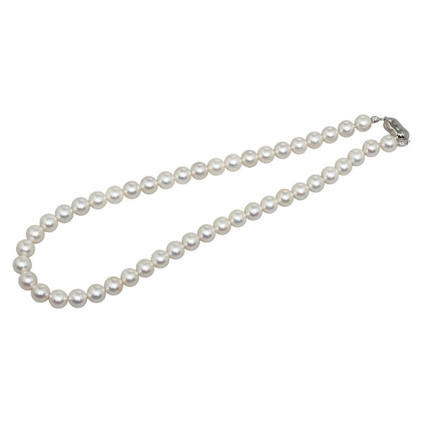 SV925 シルバー アコヤパール8.5～9mm ネックレス レディース 【中古】