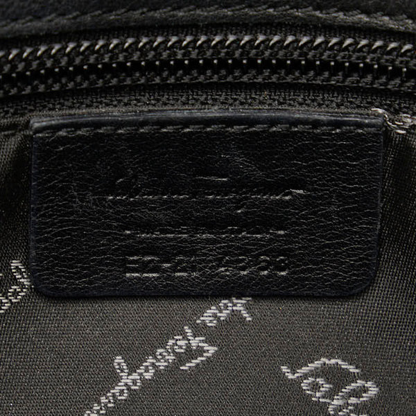 サルヴァトーレフェラガモ ガンチーニ ショルダーバッグ ブラック レザー レディース Salvatore Ferragamo 【中古】