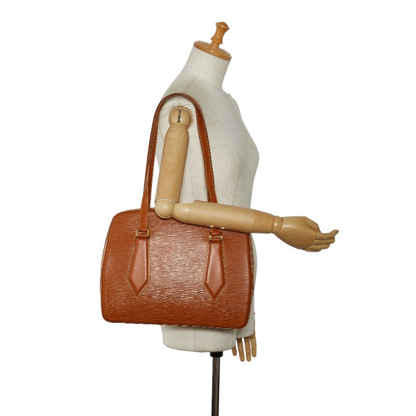 ルイ ヴィトン エピ ヴォルテール トートバッグ M52438 ジパングゴールド ブラウン レザー レディース LOUIS VUITTON 【中古】