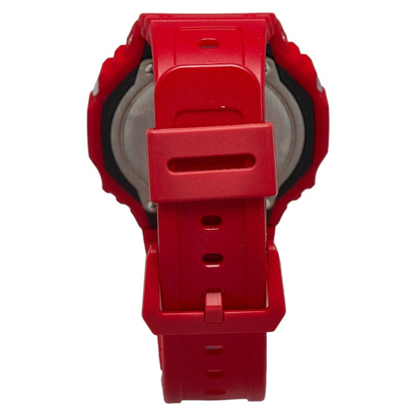 ジーショック カシオ 腕時計 GA-2100-4AJF クオーツ レッド文字盤 合成樹脂 ラバー メンズ G-SHOCK 【中古】