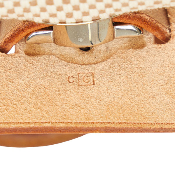 エルメス エールバッグ アドPM リュック バックパック ベージュ キャンバス レザー レディース HERMES 【中古】