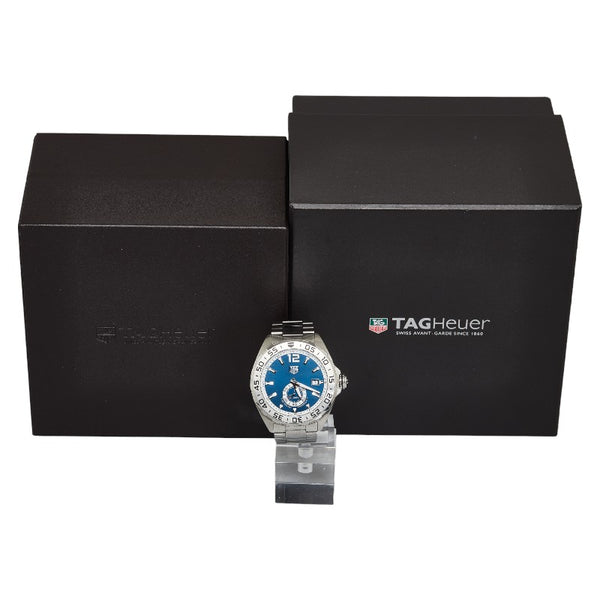 タグホイヤー フォーミュラ1 キャリバー6 腕時計 WAZ2014 自動巻き ブルー文字盤 ステンレススチール メンズ TAG HEUER 【中古】