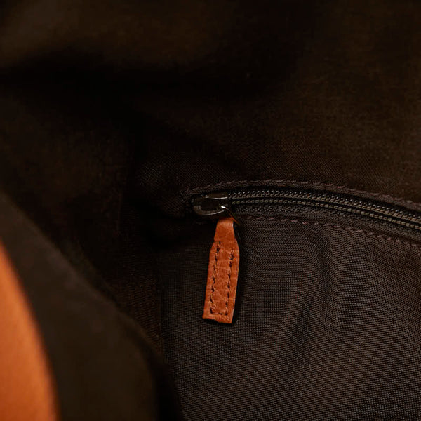 グッチ タッセル 編み込み ワンショルダーバッグ 336659 ブラウン レザー レディース GUCCI 【中古】