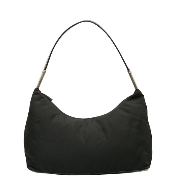 プラダ ワンショルダーバッグ ハンドバッグ ブラック ナイロン レディース PRADA 【中古】