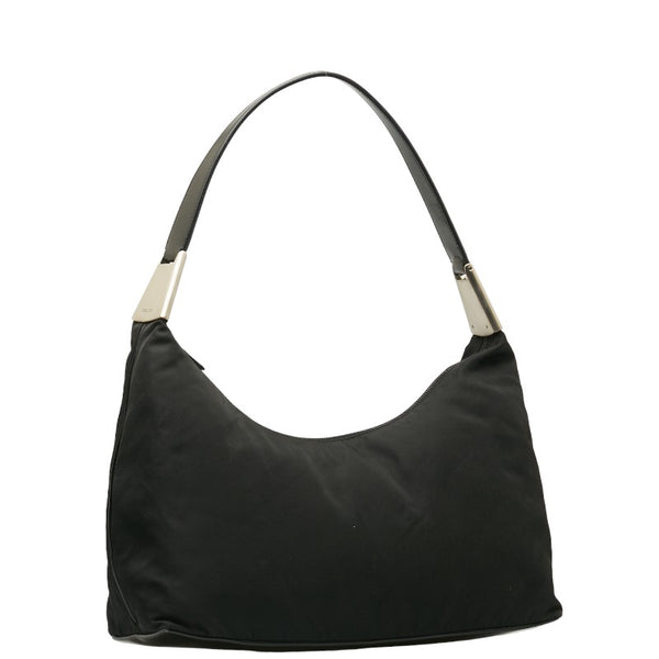 プラダ ワンショルダーバッグ ハンドバッグ ブラック ナイロン レディース PRADA 【中古】