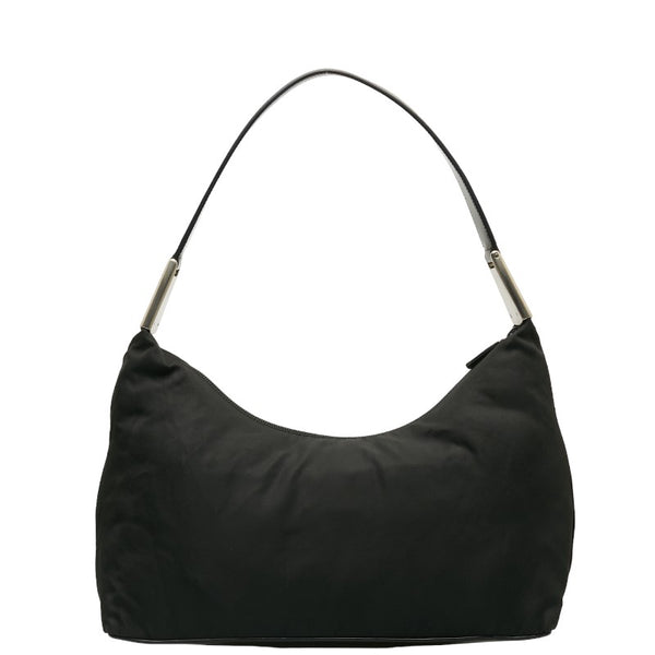 プラダ ワンショルダーバッグ ハンドバッグ ブラック ナイロン レディース PRADA 【中古】
