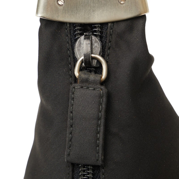プラダ ワンショルダーバッグ ハンドバッグ ブラック ナイロン レディース PRADA 【中古】