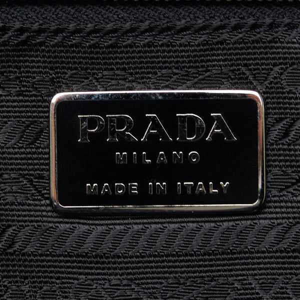 プラダ ワンショルダーバッグ ハンドバッグ ブラック ナイロン レディース PRADA 【中古】