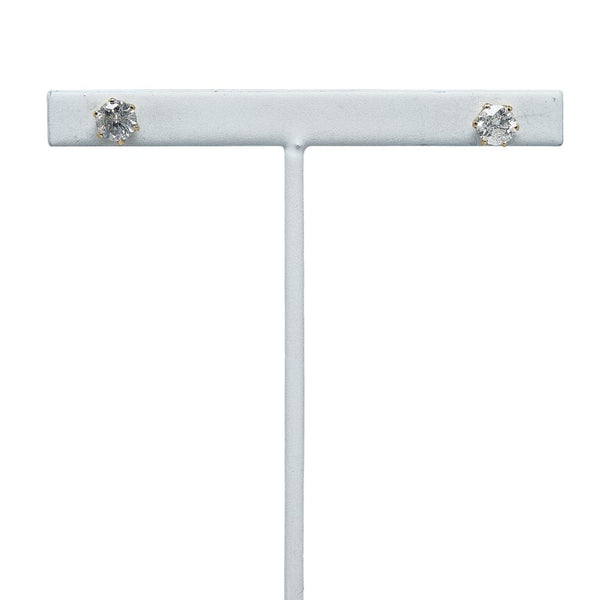 K18YG イエローゴールド ダイヤ0.66ct スタッド ピアス レディース 【中古】