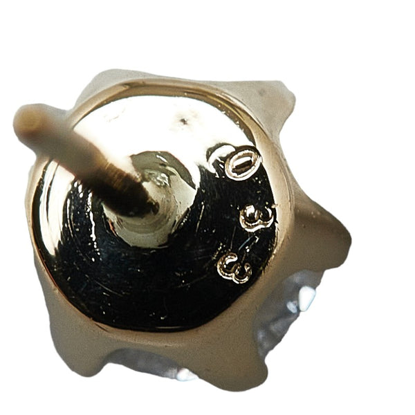 K18YG イエローゴールド ダイヤ0.66ct スタッド ピアス レディース 【中古】