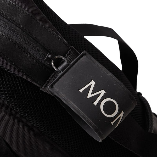 モンクレール クレイググリーン リュック バックパック ブラック ナイロン レザー レディース MONCLER 【中古】