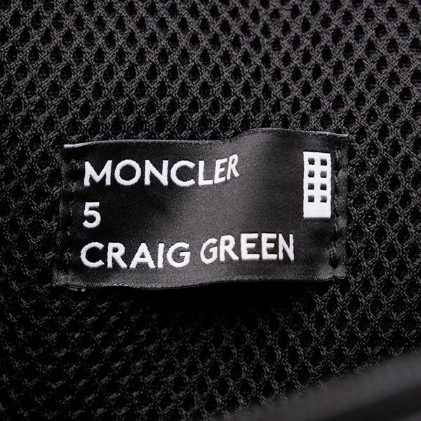 モンクレール クレイググリーン リュック バックパック ブラック ナイロン レザー レディース MONCLER 【中古】