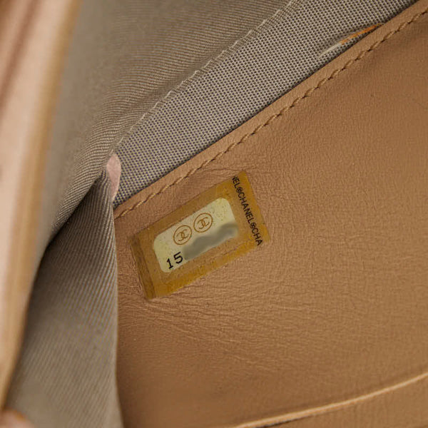 シャネル マトラッセ 長財布 ゴールド レザー レディース CHANEL 【中古】