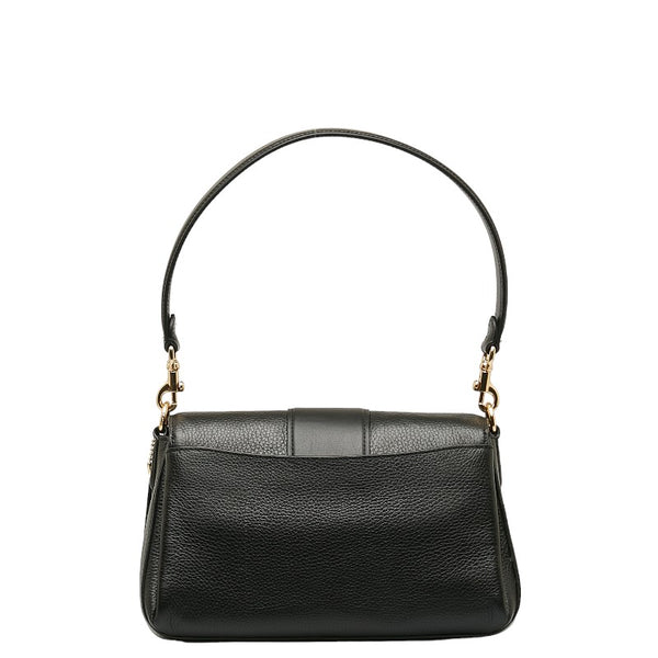 コーチ グレース ハンドバッグ ショルダーバッグ 2WAY CC068 ブラック レザー レディース COACH 【中古】