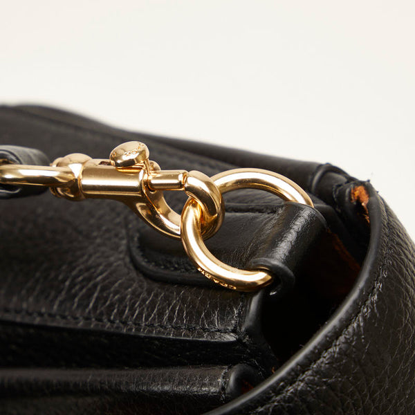 コーチ グレース ハンドバッグ ショルダーバッグ 2WAY CC068 ブラック レザー レディース COACH 【中古】