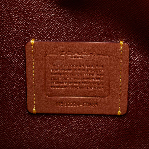 コーチ ウィロウ トートバッグ C0689 ブラック  レザー レディース COACH 【中古】