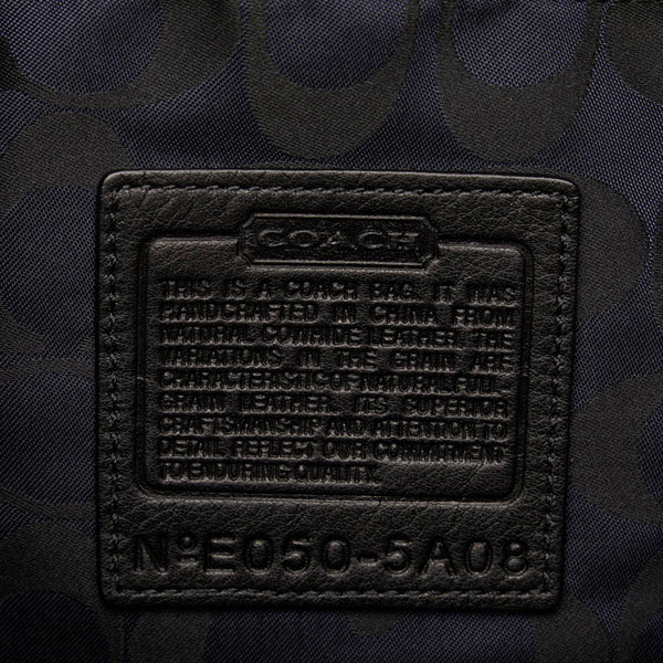 コーチ トートバッグ 8A71 ブラック レザー レディース COACH 【中古】