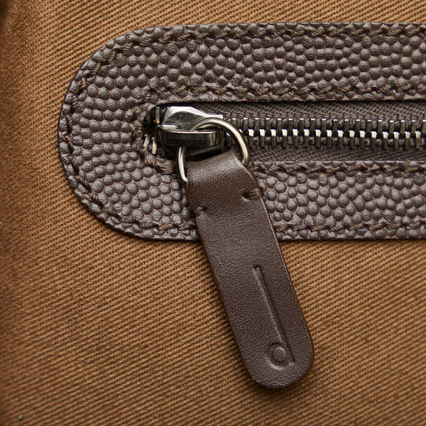 ダンヒル リュック バックパック ブラウン キャンバス レザー メンズ Dunhill 【中古】