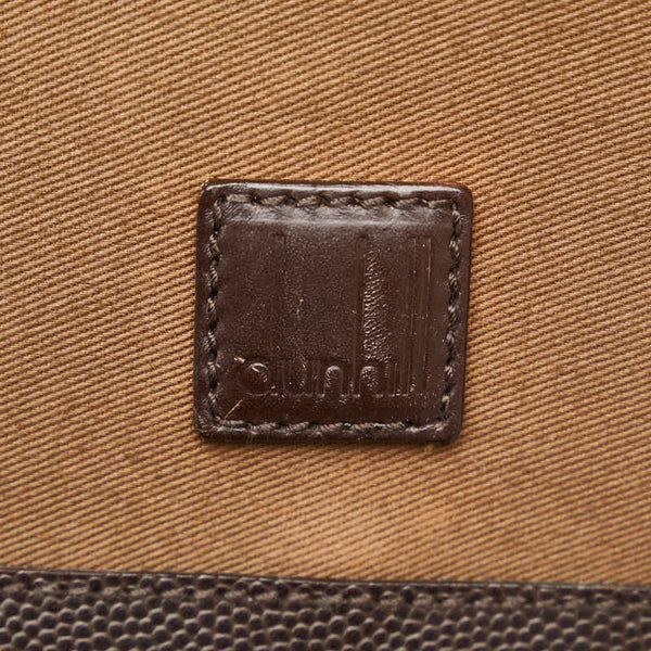 ダンヒル リュック バックパック ブラウン キャンバス レザー メンズ Dunhill 【中古】