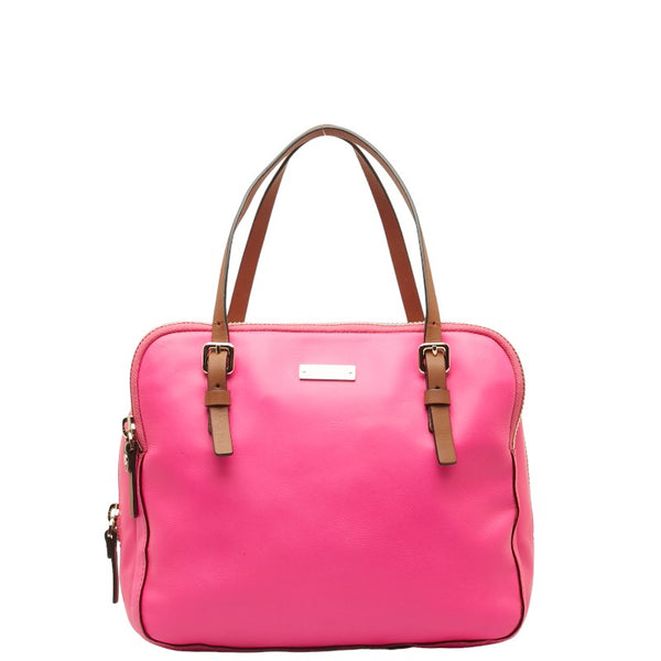 ケイトスペード ハンドバッグ ショルダーバッグ 2WAY ピンク ブラウン レザー レディース Kate Spade 【中古】