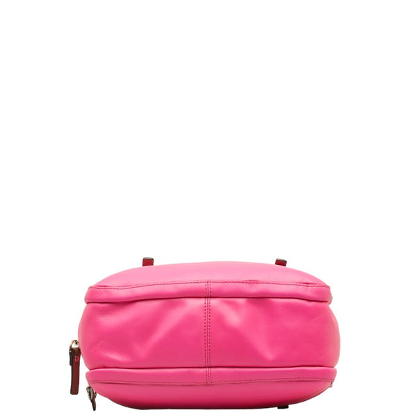 ケイトスペード ハンドバッグ ショルダーバッグ 2WAY ピンク ブラウン レザー レディース Kate Spade 【中古】