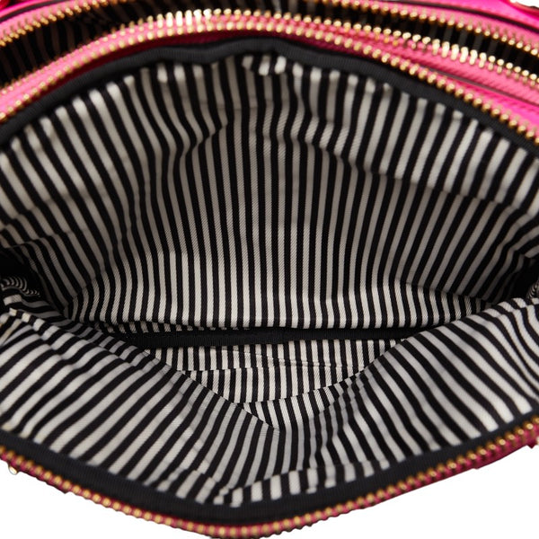 ケイトスペード ハンドバッグ ショルダーバッグ 2WAY ピンク ブラウン レザー レディース Kate Spade 【中古】