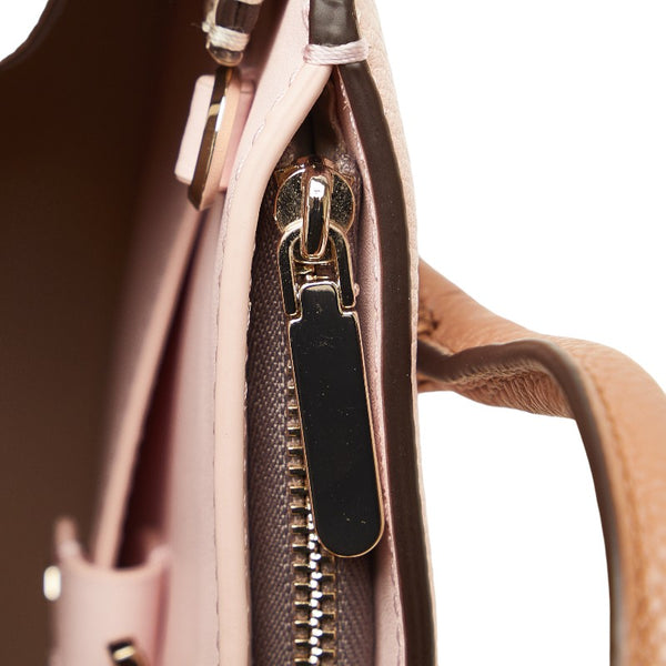 ケイトスペード ハンドバッグ ショルダーバッグ 2WAY PXR00438 0018 969 ピンク ホワイト レザー レディース Kate Spade 【中古】