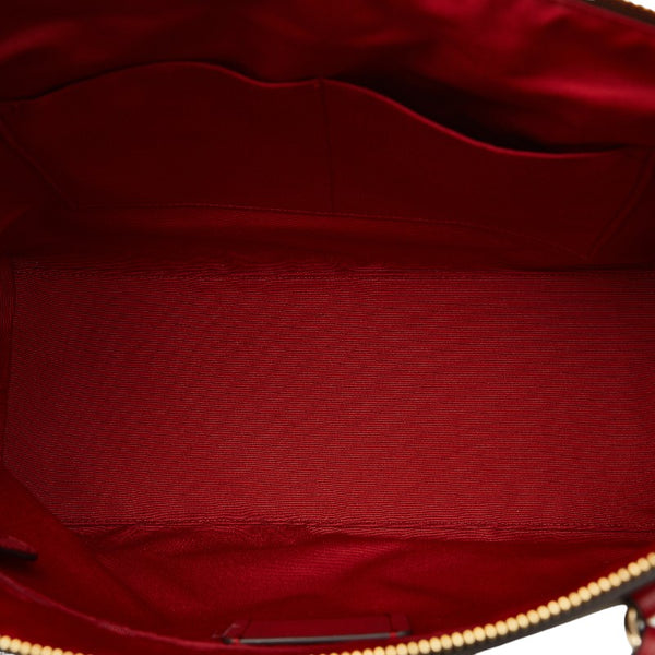 コーチ ギャラリー シグネチャー トートバッグ 79609 ブラウン PVC レザー レディース COACH 【中古】