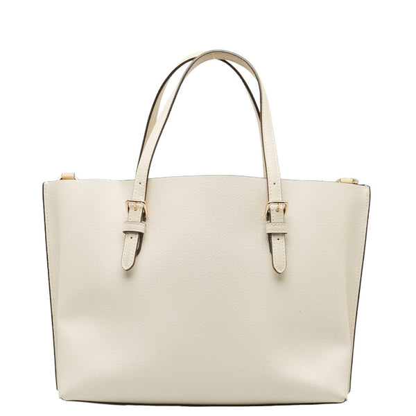 コーチ モリー ハンドバッグ ショルダーバッグ 2WAY C4084 ホワイト レザー レディース COACH 【中古】