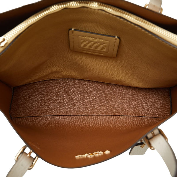 コーチ モリー ハンドバッグ ショルダーバッグ 2WAY C4084 ホワイト レザー レディース COACH 【中古】