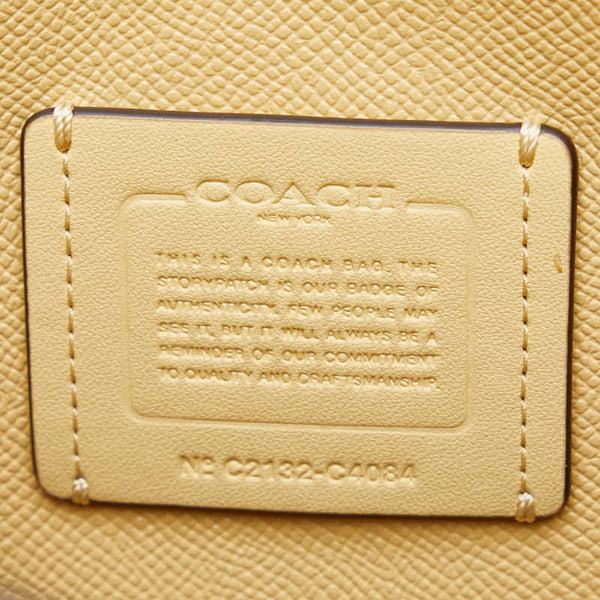 コーチ モリー ハンドバッグ ショルダーバッグ 2WAY C4084 ホワイト レザー レディース COACH 【中古】