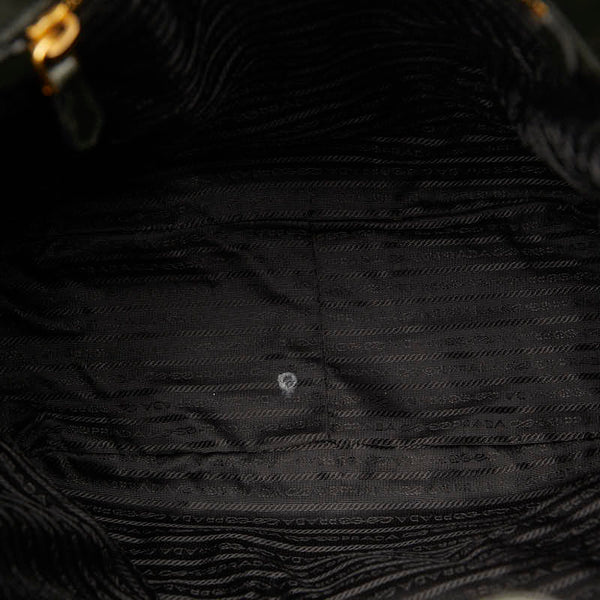 プラダ ハンドバッグ BR2535 ブラック レザー レディース PRADA 【中古】