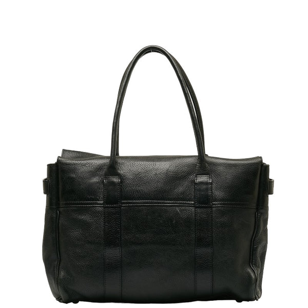 マルベリー ベイズウォーター ハンドバッグ ブラック レザー レディース MULBERRY 【中古】