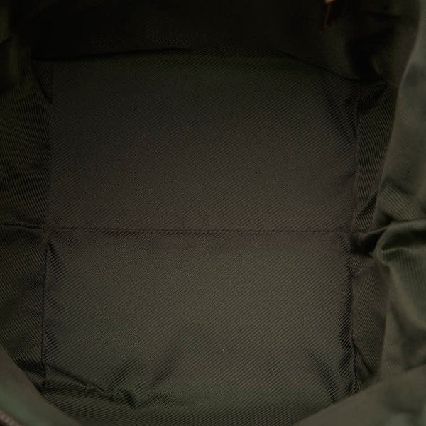 グッチ GGキャンバス トートバッグ 131228 ブラウン キャンバス レザー レディース GUCCI 【中古】