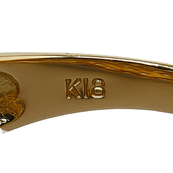 K18YG イエローゴールド ダイヤ1.00ct リング 指輪 レディース 11.5号 【中古】