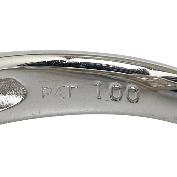 Pt900 プラチナ ダイヤ1.00ct リング 指輪 レディース 13号 【中古】