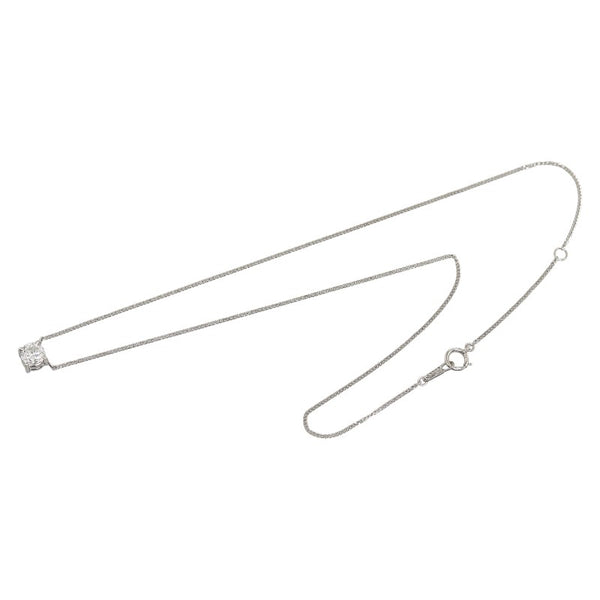 Pt900 プラチナ Pt850 プラチナ ダイヤ0.70ct ネックレス レディース 【中古】